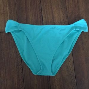 Aqua Blue hipster bikini bottoms,  size large